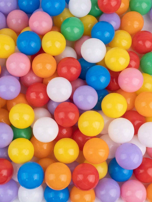 Bolas/pelotas multicolor 8 colores de piscina infantil con un diámetro de 5,5cm - ByLeoZ
