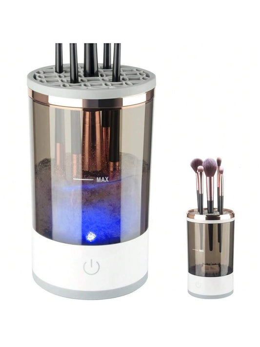 Limpiador de brochas de maquillaje eléctrico con USB - ByLeoZ